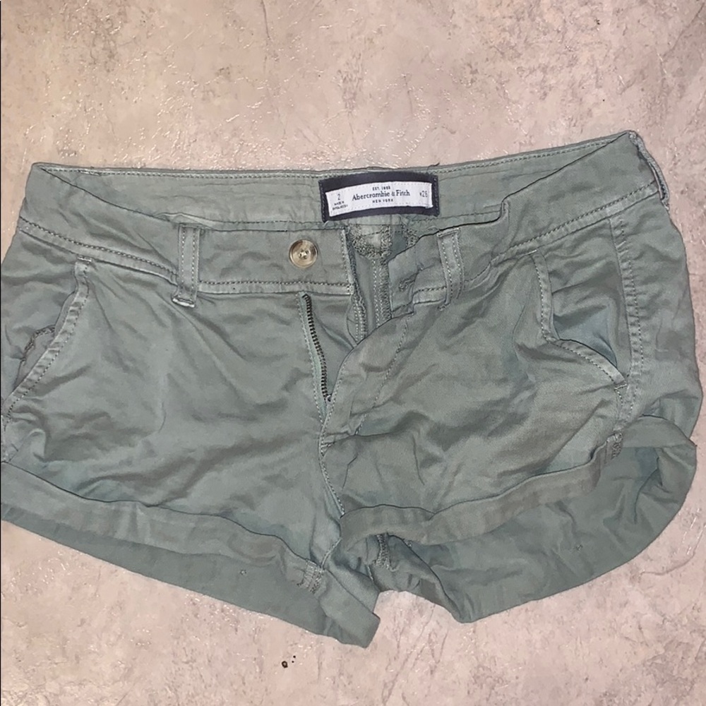 abercrombie and fitch jean shorts